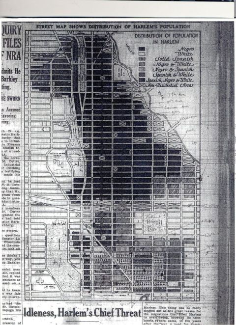 Harlem Map 1935