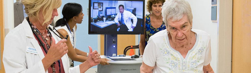 Parkinson's patient receives deep brain stimulation at the University of Delaware Nurse Managed Primary Care Center.