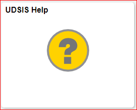 UDSIS Help Tile
