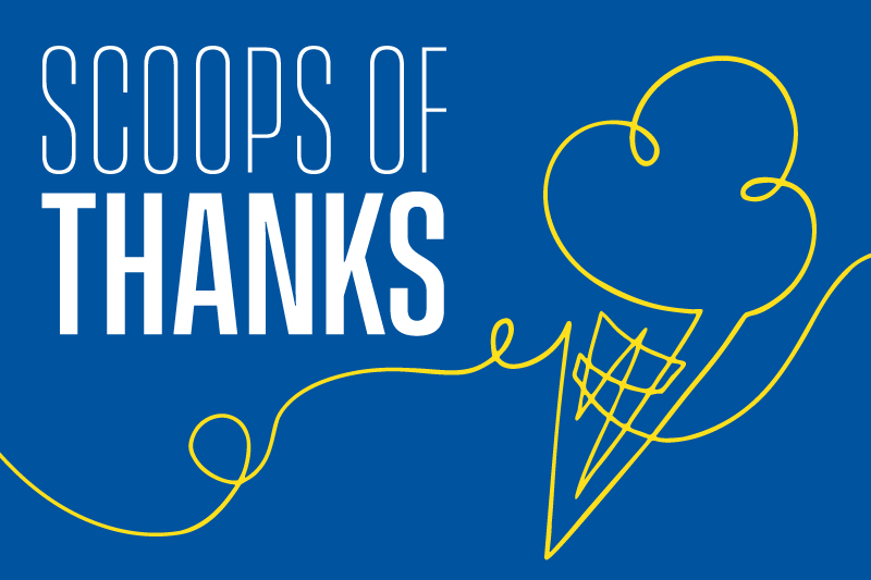 Scoops of Thanks