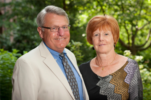 David and Connie Helwig, both 1973 UD graduates, committed a multimillion gift to launch the Institute for Engineering Driven Health at UD.
