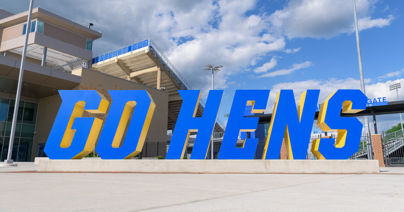 After a nearly 18-month wait, the new era is finally here, and the University of Delaware Fightin' Blue Hens are officially full members of Conference USA as of July 1, 2025. After a nearly 18-month wait, the new era is finally here, and the University of Delaware Fightin' Blue Hens are officially full members of Conference USA as of July 1, 2025.