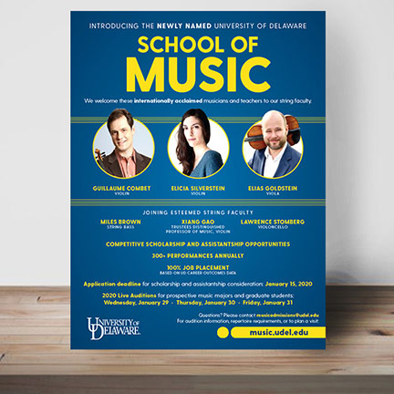School of Music poster