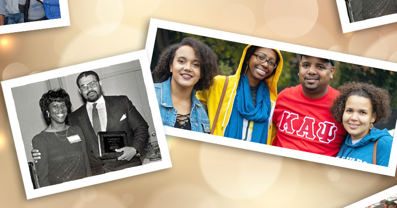 collage of photos of black alumni organization