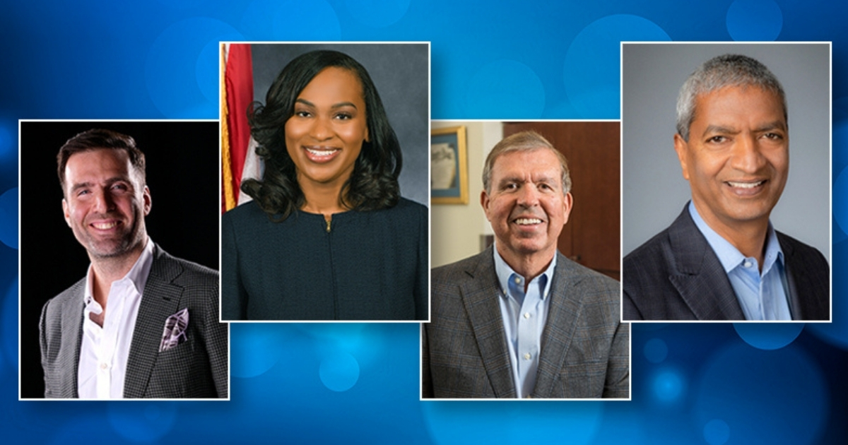 The University of Delaware will recognize four individuals with honorary degrees during Commencement.