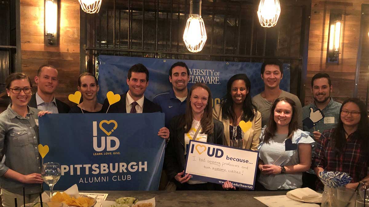 University of Delaware Pittsburgh Alumni Club events.