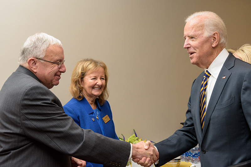 Dan Rich, Kathy Matt and Joe Biden