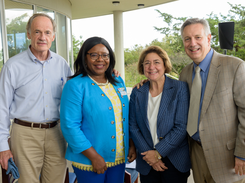 Tom Carper, Estella-Atekwana,-Elani-Assanis,-Dennis-Assanis-at-Coast-Day-2017-800x600