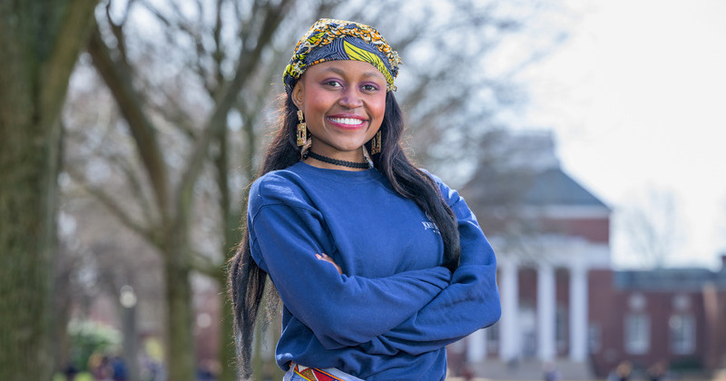 Stacy Mahiga, a senior neuroscience major and McNair Scholar at the University of Delaware, has demonstrated fortitude in overcoming challenges during her academic career.