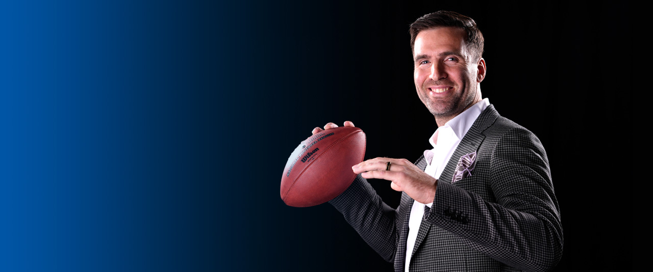 Joe Flacco, NFL quarterback, Super Bowl MVP and 2008 University of Delaware graduate, will deliver the 2024 Commencement address at his alma mater on Saturday, May 25.
