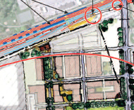 Proposed development of Newark Train Station