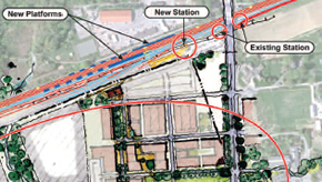 Newark Train Station development plan