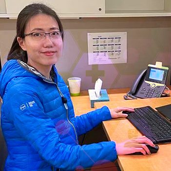 Statistics alumna Zhaoshu Zhang is a lead biostatistical programmer at Incyte.