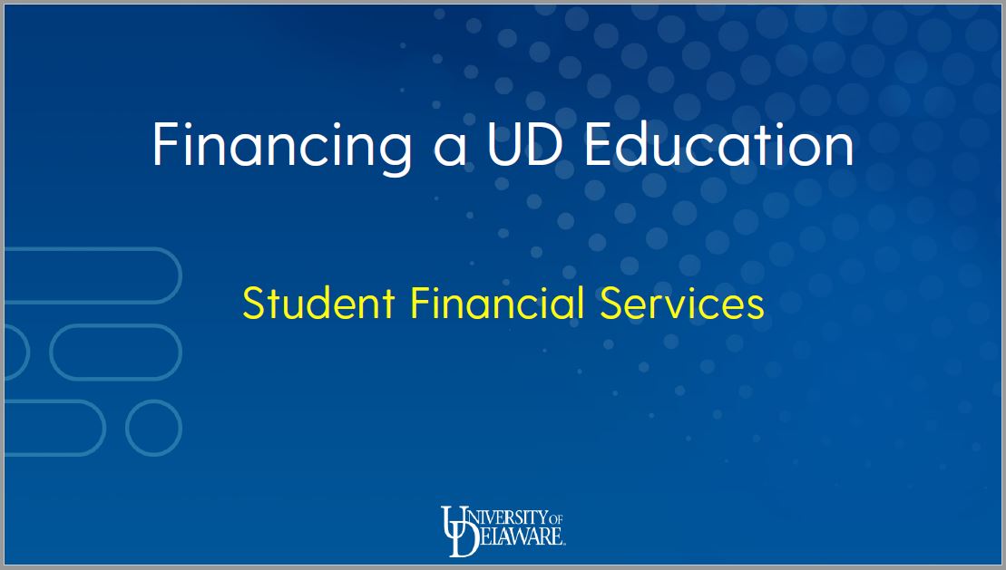 Financing a UD Education
