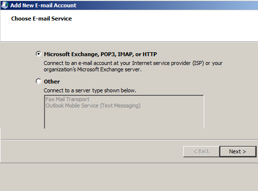 Click the check box next to Manually configure serversettings or ...
