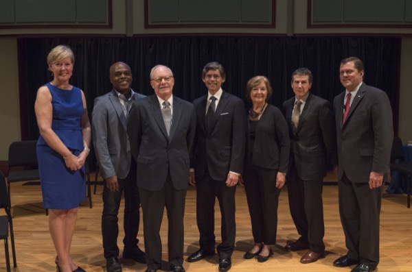 The College of Arts & Sciences Celebrating Achievement & Success Event, Thursday, May 12, 2016 in Gore Recital Hall with Dean George Watson as the master of ceremonies.