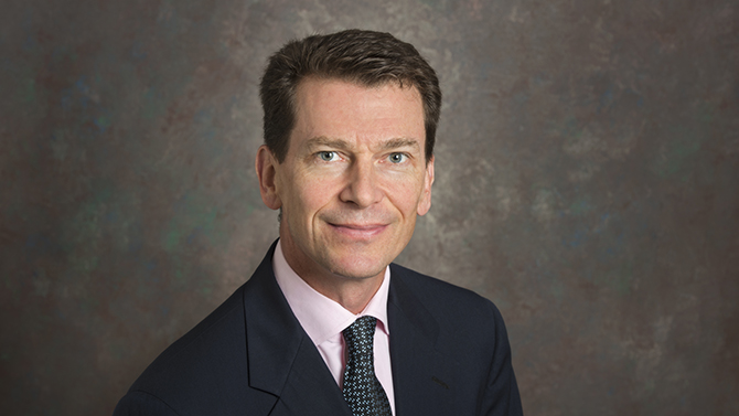 2012 studio portrait of Bruce Weber, Dean of the Lerner College of Business and Economics.