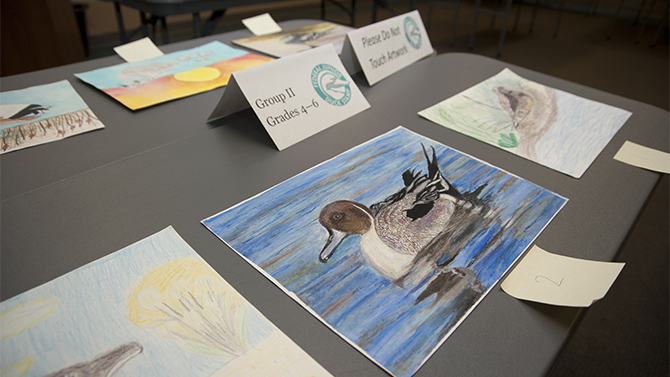 Junior Duck Stamp Program Delaware State Competition. Artwork and conservation messages from DE youth ages 5-18 will be judged, and one finalist in artwork and conservation message will be selected to compete in the National JDSP Competition to become a Federal Junior Duck Stamp.