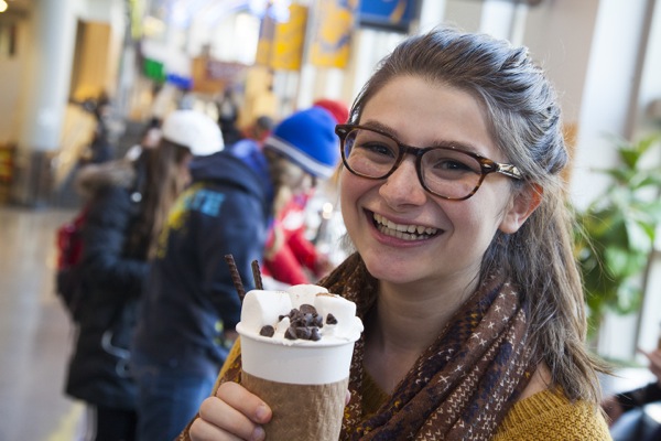 Hot Chocolate Festival in Trabant during #UDWinter