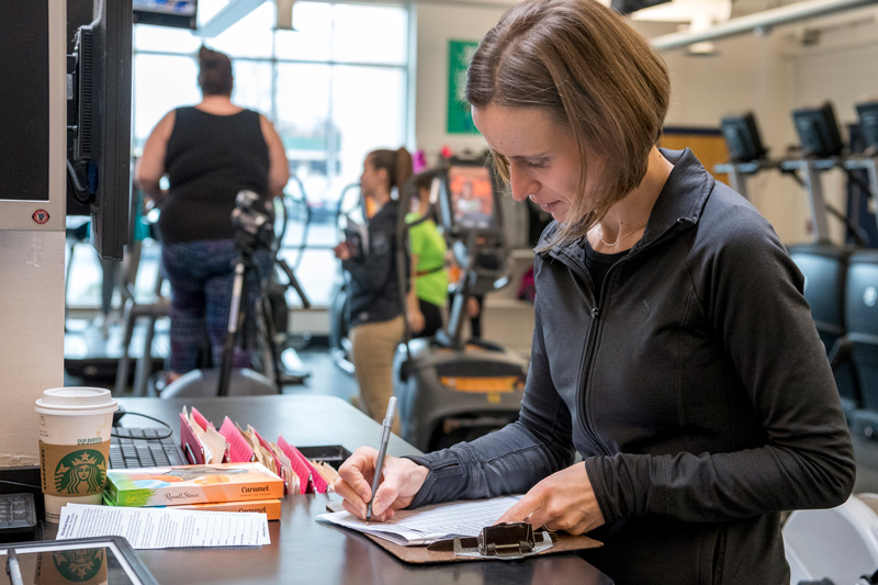 UD Behavioral Health and Nutrition Associate Professor Iva Obrusnikova is studying ways of helping people with intellectual disabilities develop good exercise routines.