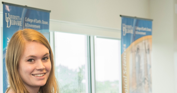 CEOE_HonorsDay Marine policy student Meredith Kurz is headed to D.C. as a 2018 Knauss Fellow