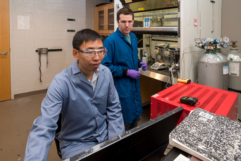 Feng Jiao, Chemical Engineer has authored a perspective paper that is coming out in Nature Catalysis with graduate student Matthew Jouny that explains how electochemical carbon monoxide reduction should be considered as a key technology for carbon utilization over direct CO2.