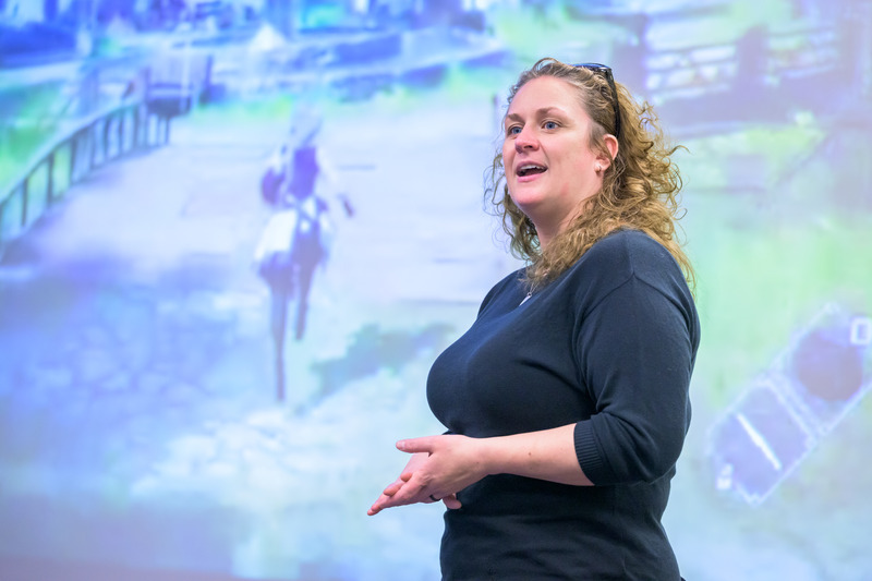 A.R. Siders, director of the Mangone Climate Change Science and Policy Hub and core faculty in the Disaster Research Center at the University of Delaware, organized and hosted the video game jam.