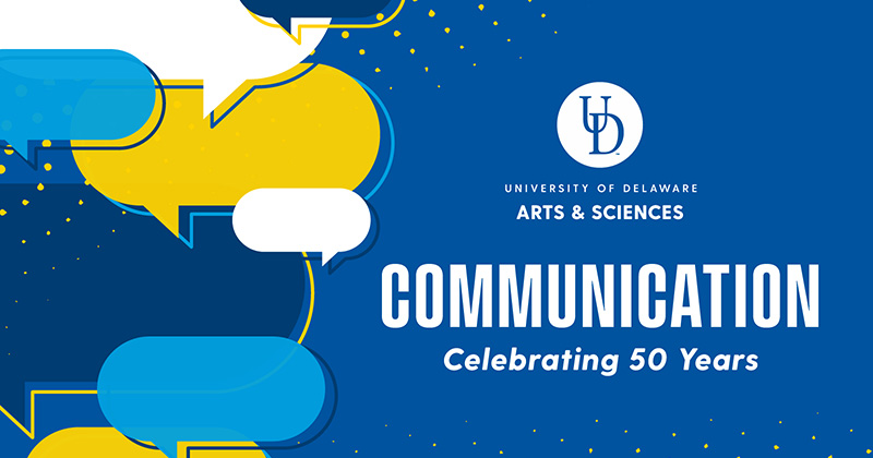 UD Communication Department 50th anniversary event