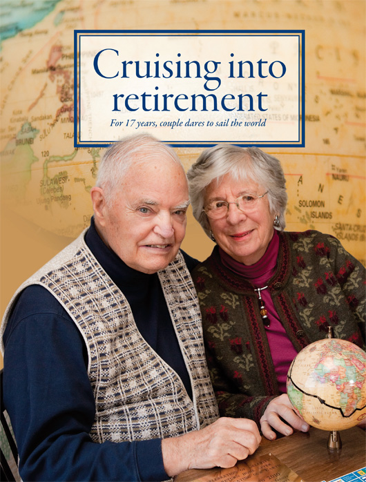 Richard and Edythe Gantt Cruising into retirement