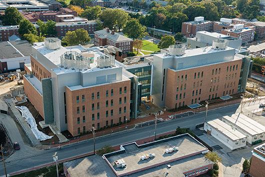 aerial view of the ISE lab