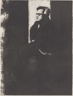 Portrait Study of John Sloan, 1907-8.