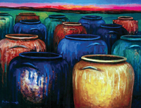 Painting of pottery