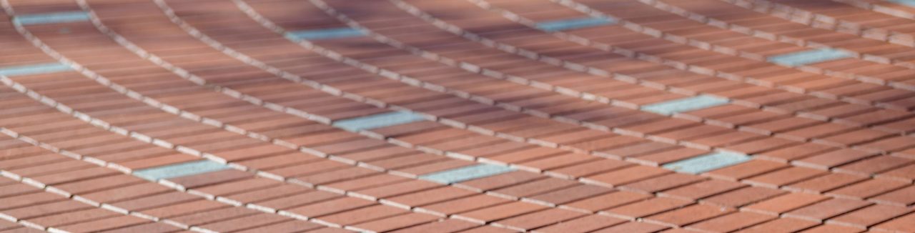 Image of brick pathway on campus.