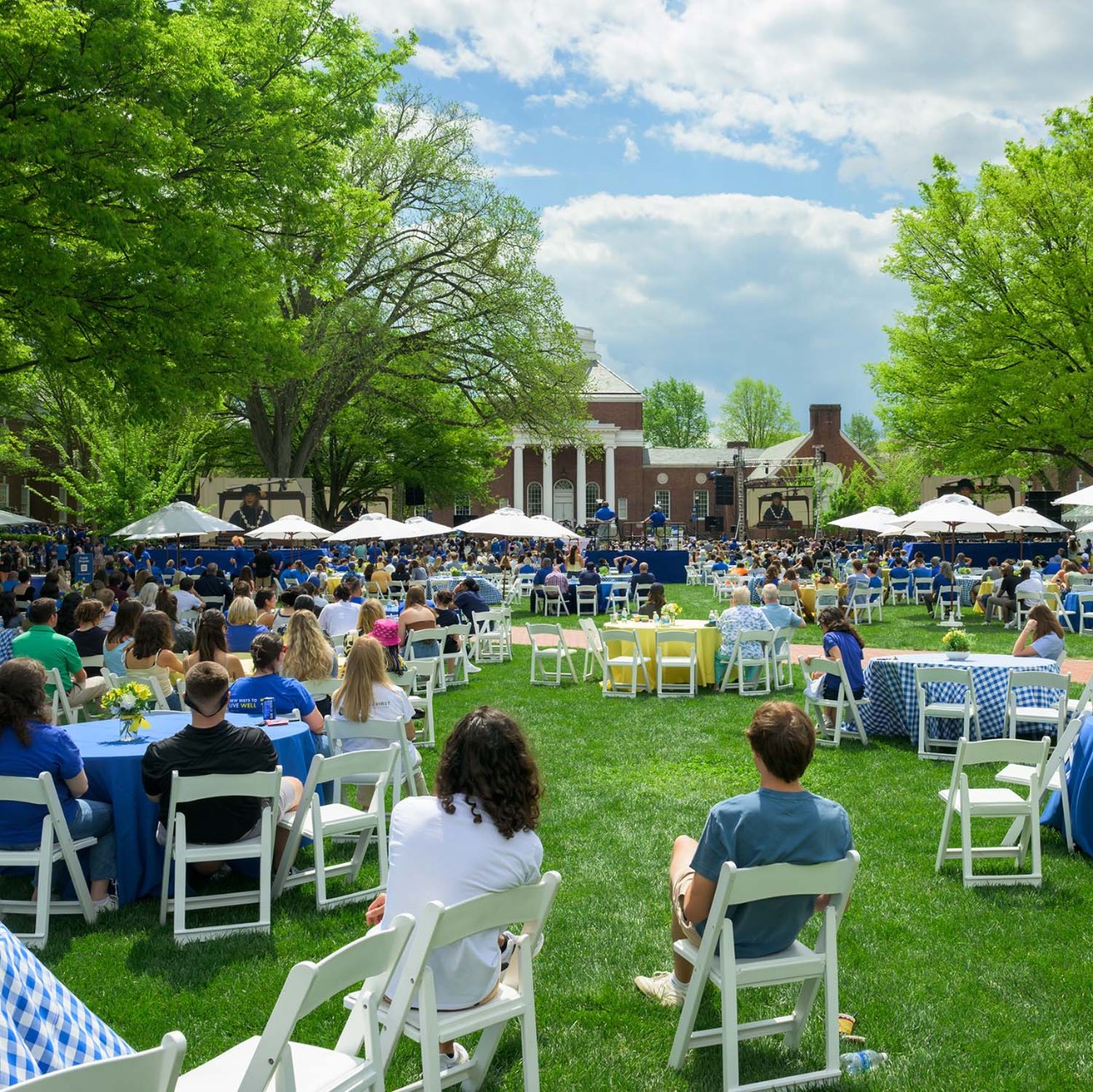 The Green during Inauguration. 