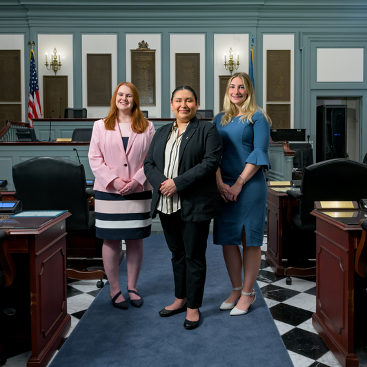 Legislative Fellows at Legislative Hall in Dover