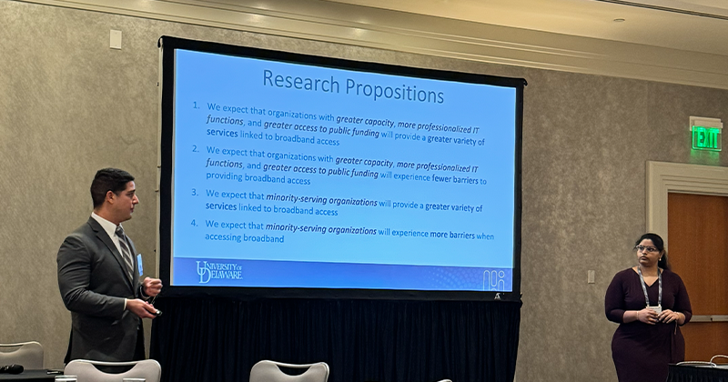 Reidel Vichot and AJ Nehru leading a presentation at the 2026 ASPA Conference