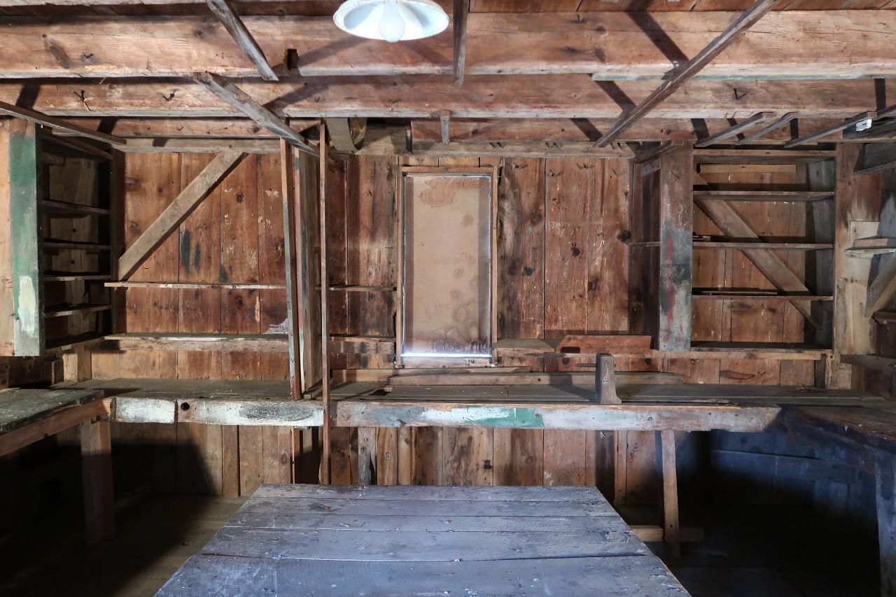 Interior of the Sampson-White Joiner Shop