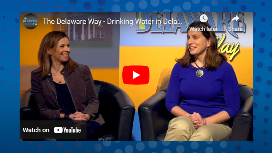 Martha Narvaez appears on The Delaware Way talk show to discuss Delaware's Drinking water