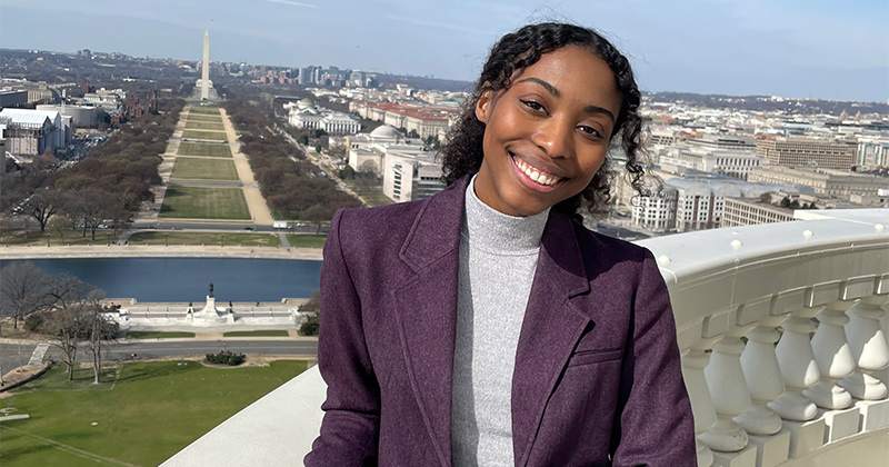 Portrait of Anaya Harrison in Washington, D.C.