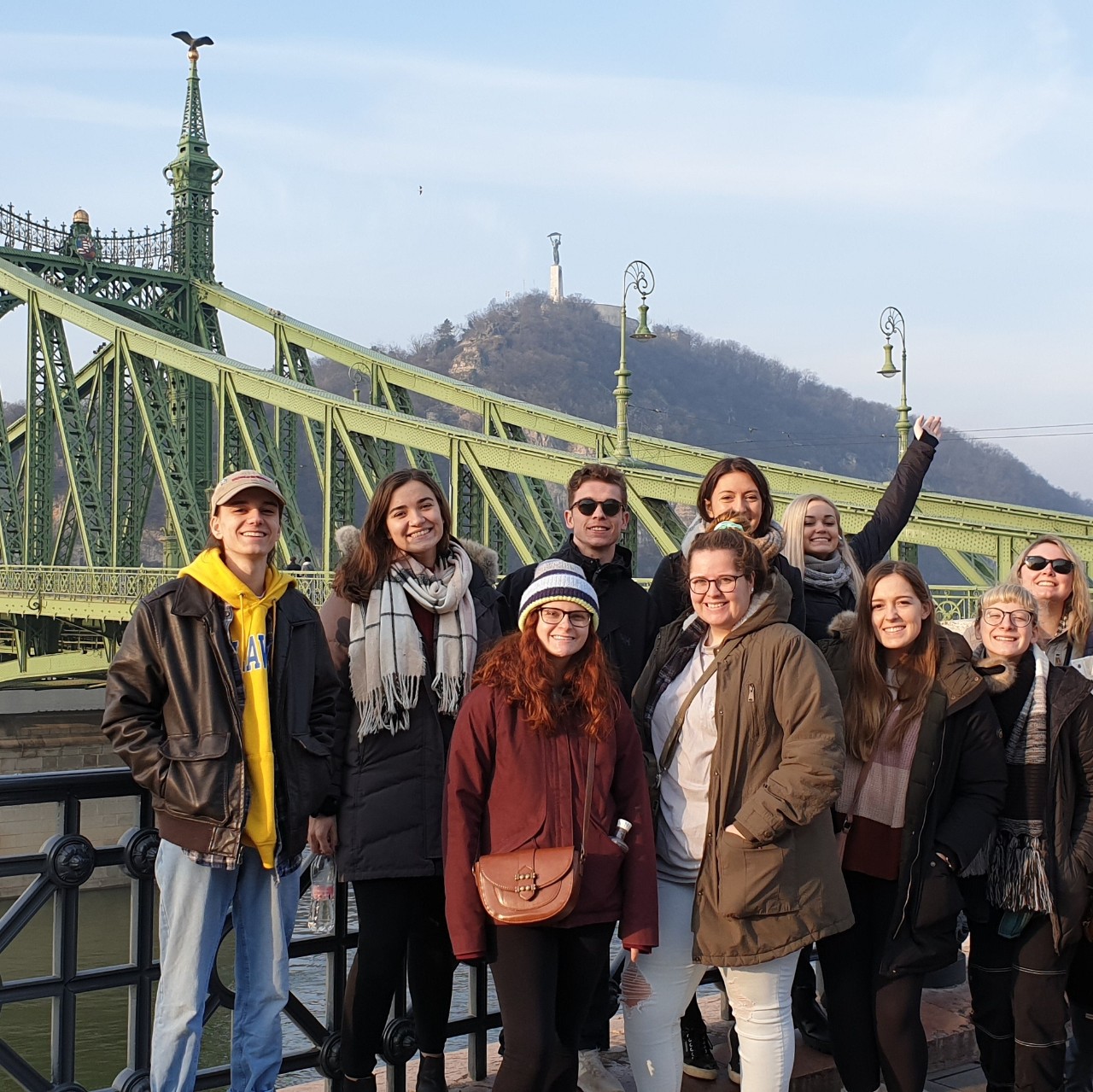 Students studying abroad in Budapest, Hungary