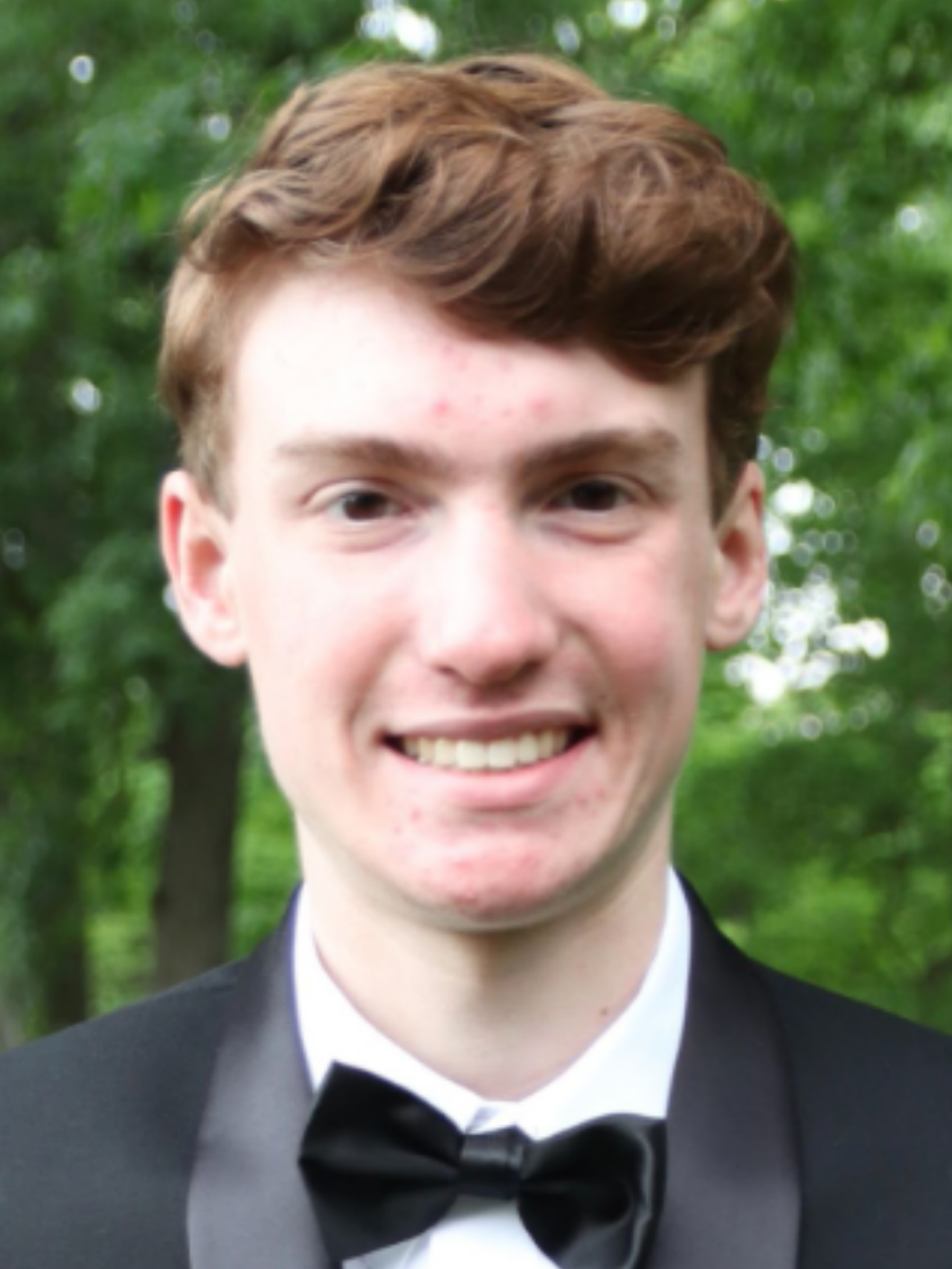 Closeup portrait of a person smiling