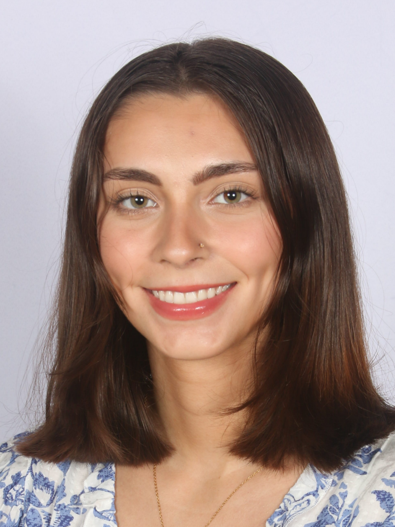 Closeup portrait of a person smiling