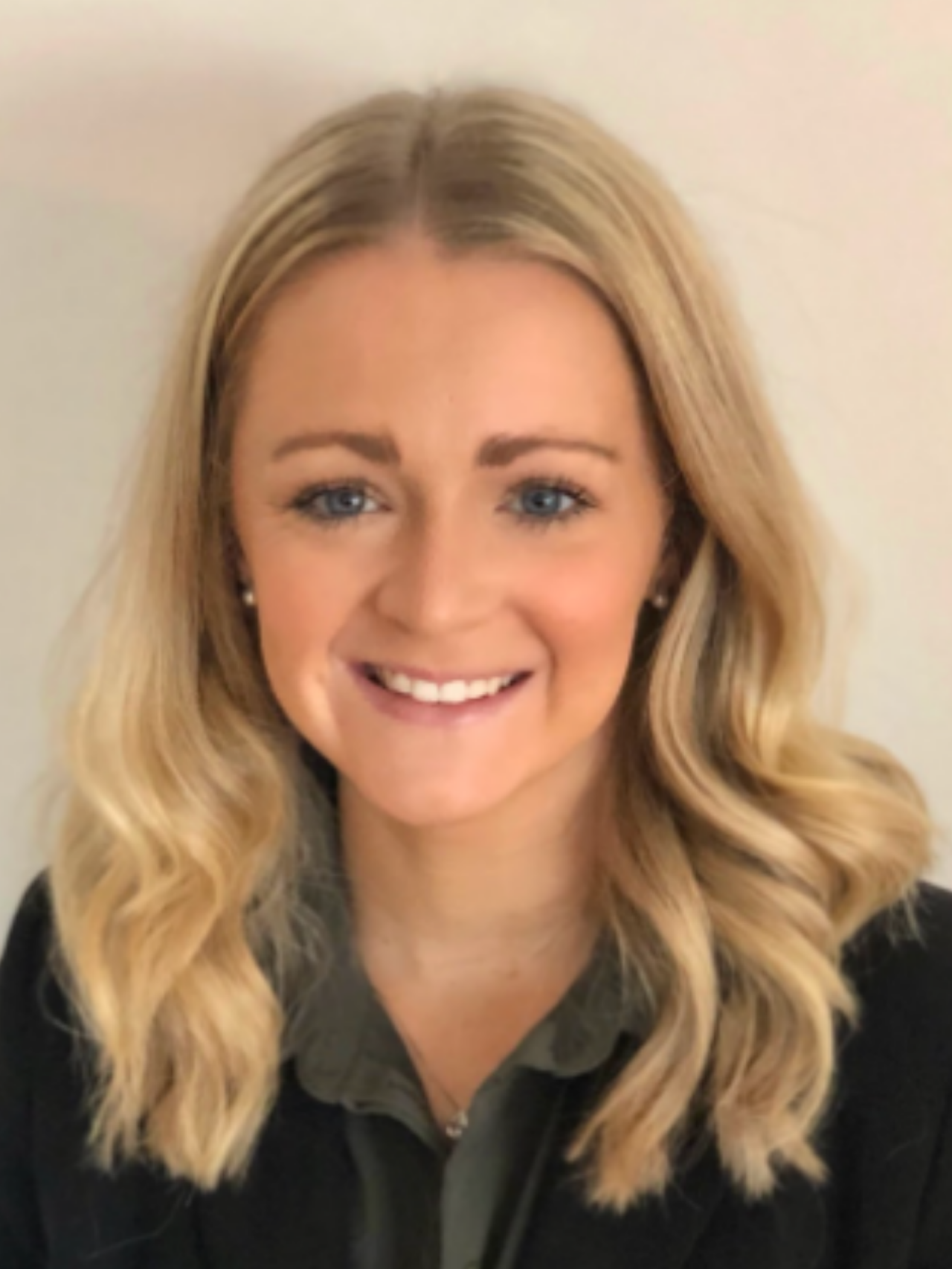 Closeup portrait of a person smiling