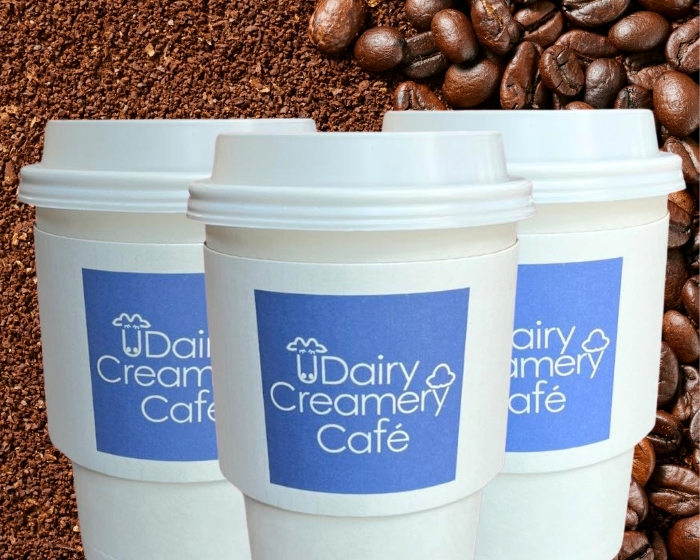 Coffee cups from UDairy
