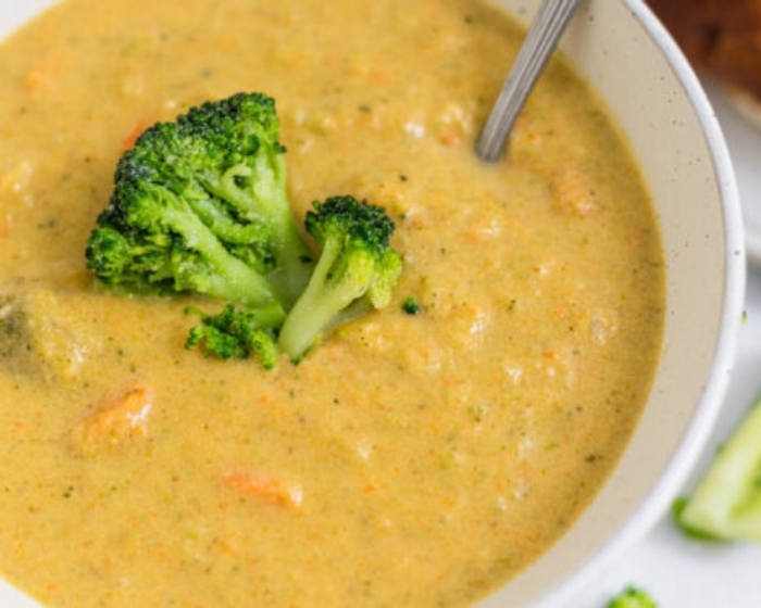 Broccoli cheddar soup.