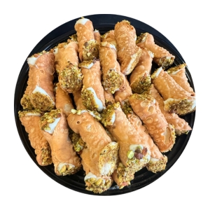 Mini Cannoli with Pistachio