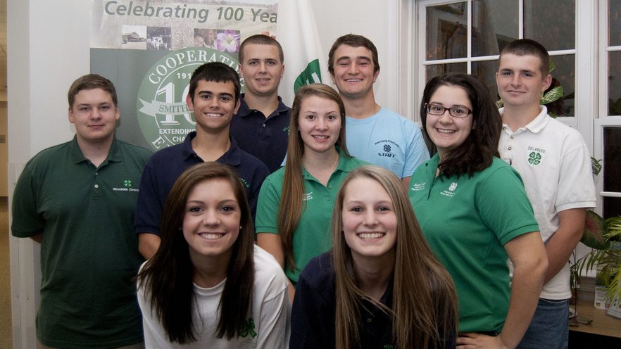 2013 Delaware 4-H Teen Council group photo Cooperative Extension