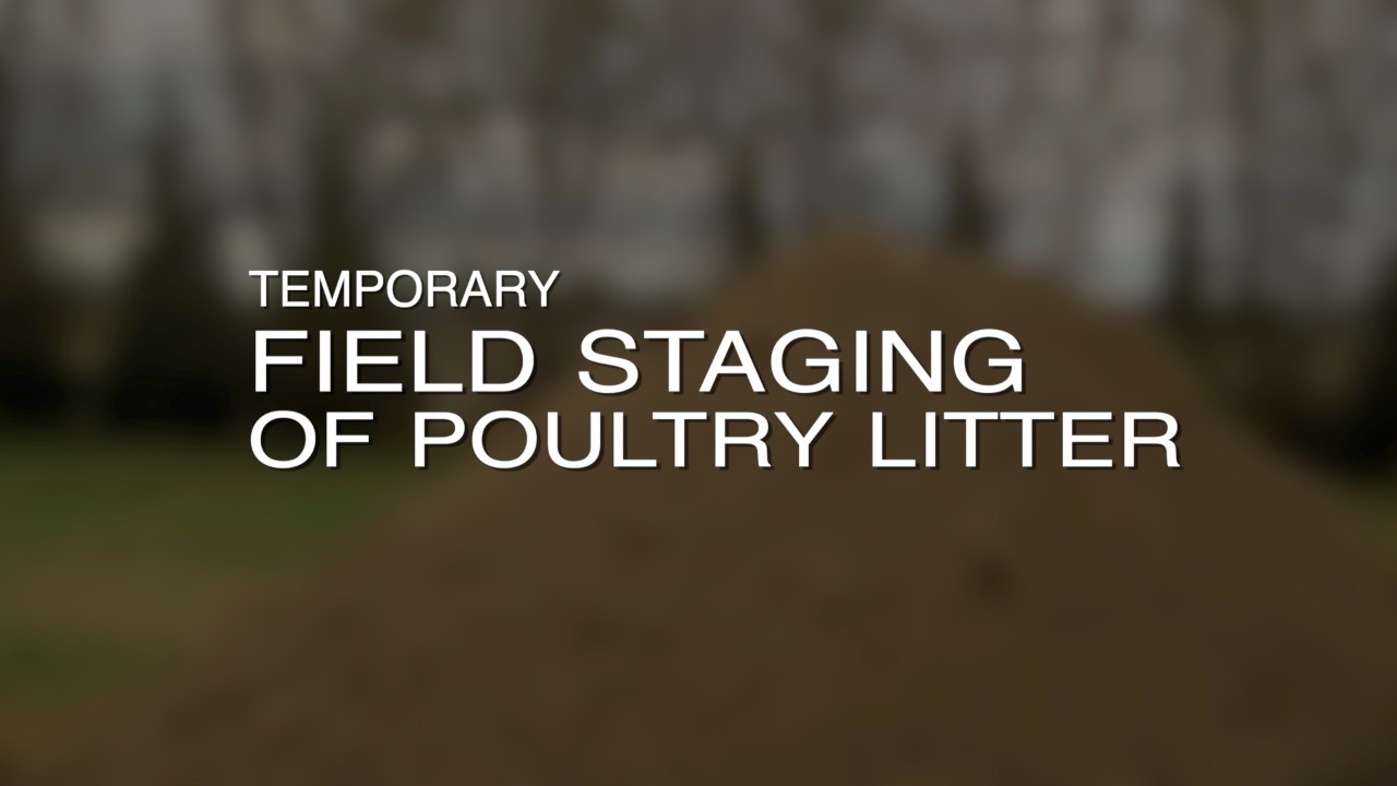 Field Staging of Poultry Litter Video Image