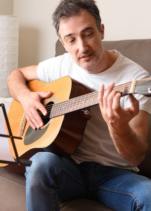 Man playing guitar