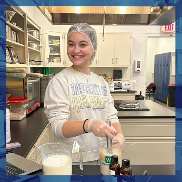 new-canr-grad-features-2025- - 1 Melinda Hill in the food lab.